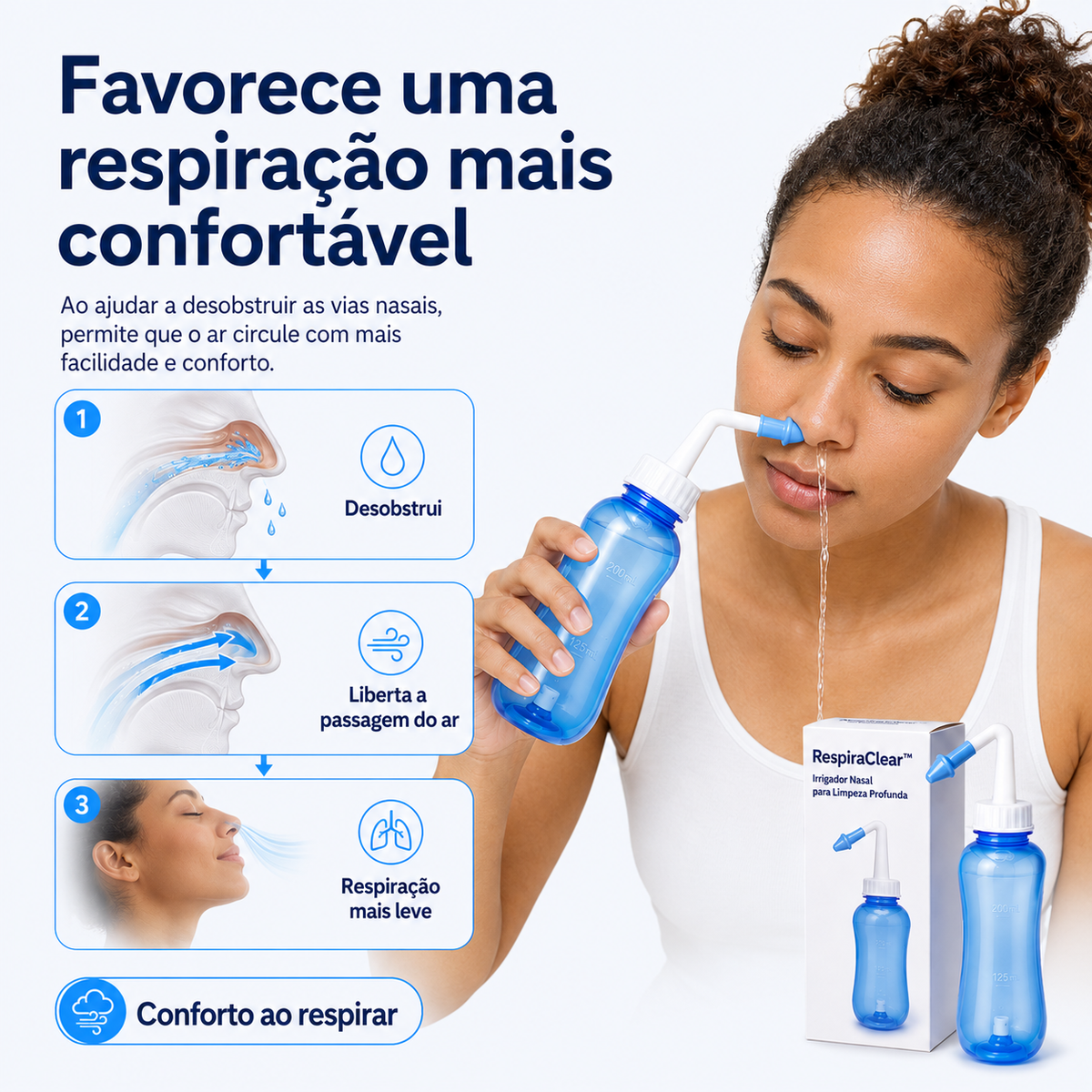 RespiraClear™ – Irrigador Nasal para Limpeza Profunda +60% DE DESCONTO SOMENTE HOJE!🔥