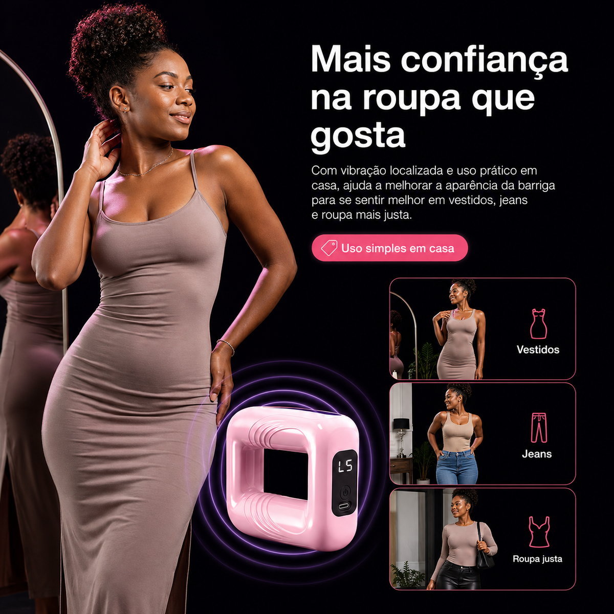 SlimBelly™ – Massageador Abdominal para eliminar as gordurinhas + 60% DE DESCONTO HOJE! 🔥