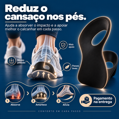 PEAKFlex™ – Palmilha de Suporte para Corrigir o Pé + 60% DE DESCONTO HOJE! 🔥