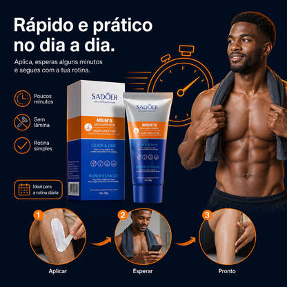 SADOER™ – Creme Depilatório Masculino +60% DE DESCONTO SOMENTE HOJE! 🔥