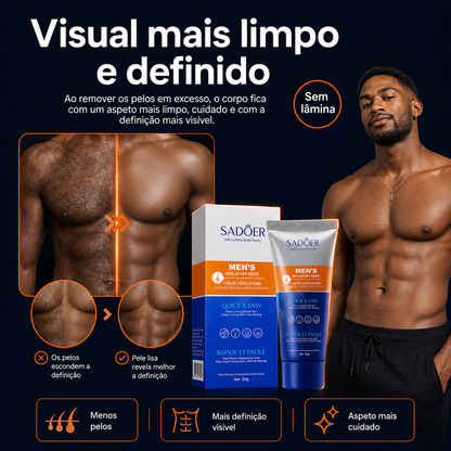 SADOER™ – Creme Depilatório Masculino +60% DE DESCONTO SOMENTE HOJE! 🔥