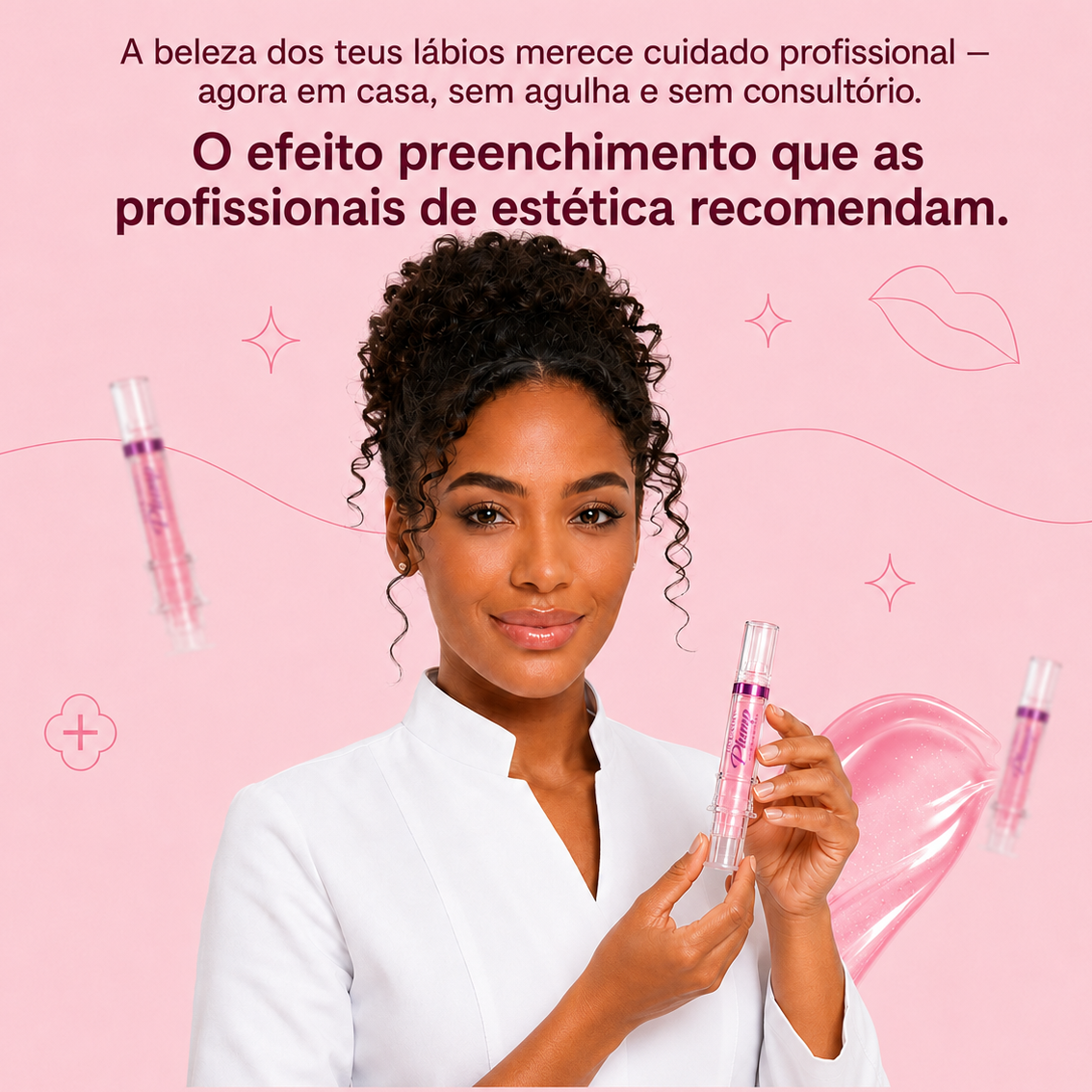 LipPlump™ – Gloss Volumizador de Preenchimento+ Paga1,Leva 2 APENAS HOJE🔥