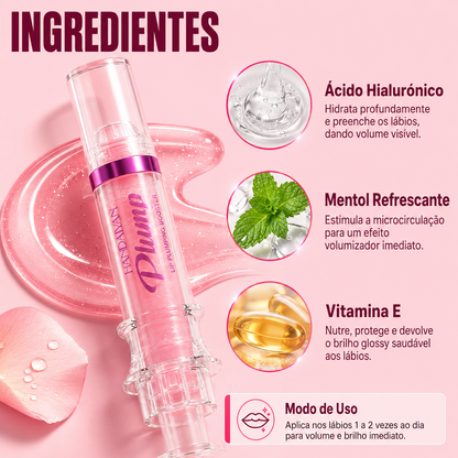 LipPlump™ – Gloss Volumizador de Preenchimento+ Paga1,Leva 2 APENAS HOJE🔥