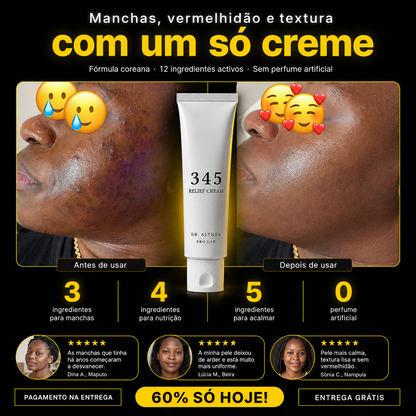345™ - Creme Coreano para Acne e Manchas +60% DE DESCUENTO SOMENTE HOJE! 🔥