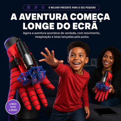 SpiderHero™ – Luva de Herói que Lança Teias