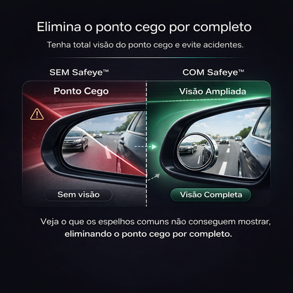 Safeye™- espelho de ponto cego que te protege na estrada