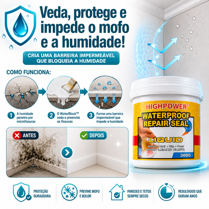 WaterBlock™ – Selante Impermeabilizante para Paredes e Tetos