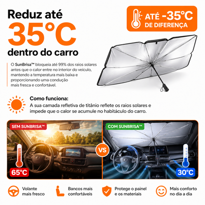 SunBrisa™- Guarda-Sol Automotivo Anti-Calor
