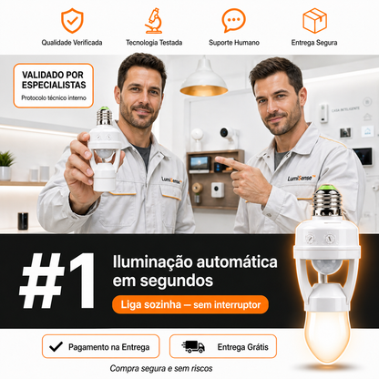 💡 LumiSense™– O sensor de Movimento que acende sua casa na hora certa