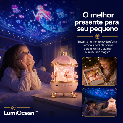 LumiOcean™ - Projetor Mágico 360° · O presente que a criança nunca esquece!