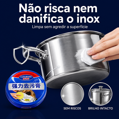 InoxMagic™-  Pasta de Limpeza  de Panelas queimadas +60% DE DESCONTO SOMENTE HOJE! 🔥