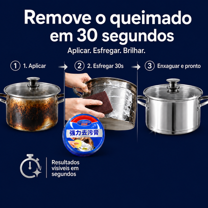 InoxMagic™-  Pasta de Limpeza  de Panelas queimadas +60% DE DESCONTO SOMENTE HOJE! 🔥