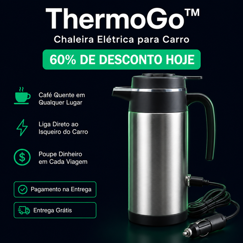 ThermoGo™ - Chaleira Elétrica para Carro