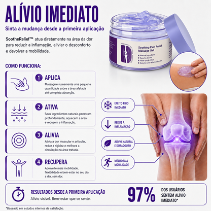 SootheRelief™ – Gel Massageador +60% DE DESCUENTO SOMENTE HOJE! 🔥