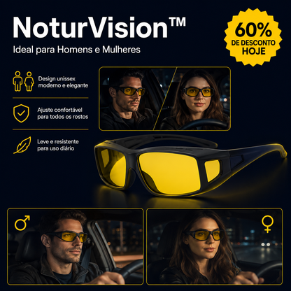 NoturVision™ – Óculos Automotivo Anti-Ofuscamento