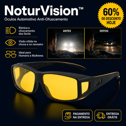 NoturVision™ – Óculos Automotivo Anti-Ofuscamento