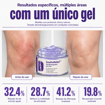 SootheRelief™ – Gel Massageador  + PAGUE 1 E LEVE 2, SOMENTE HOJE! 🔥