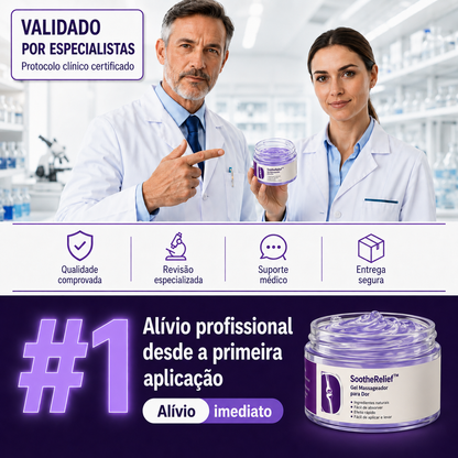 SootheRelief™ – Gel Massageador  + PAGUE 1 E LEVE 2, SOMENTE HOJE! 🔥
