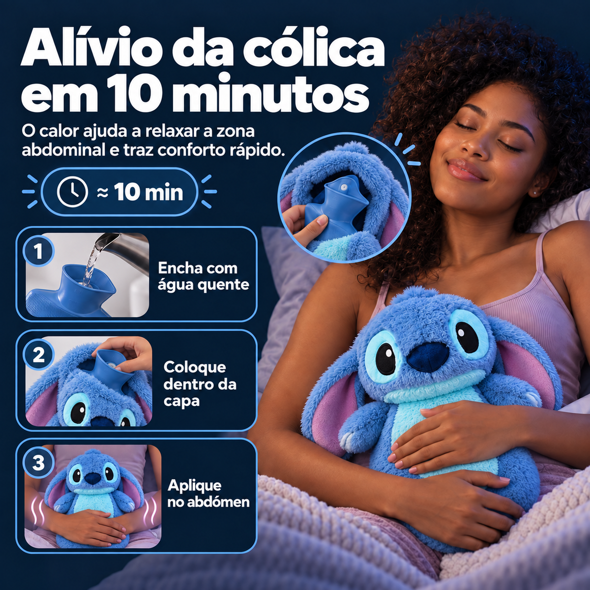 STICH™ Bolsa Térmica de Pelúcia  + 60% DE DESCONTO SOMENTE HOJE! 🔥