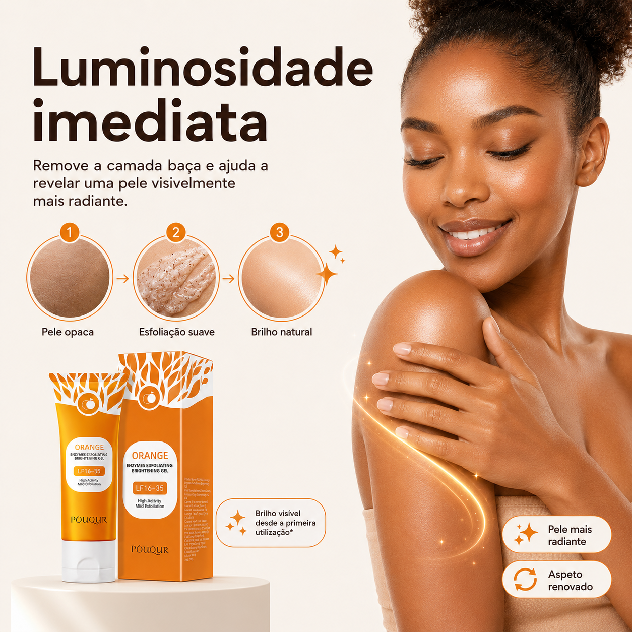 POUQUR™ – Gel Esfoliante Corporal + PAGUE 1 E LEVE 2, SOMENTE HOJE! 🔥
