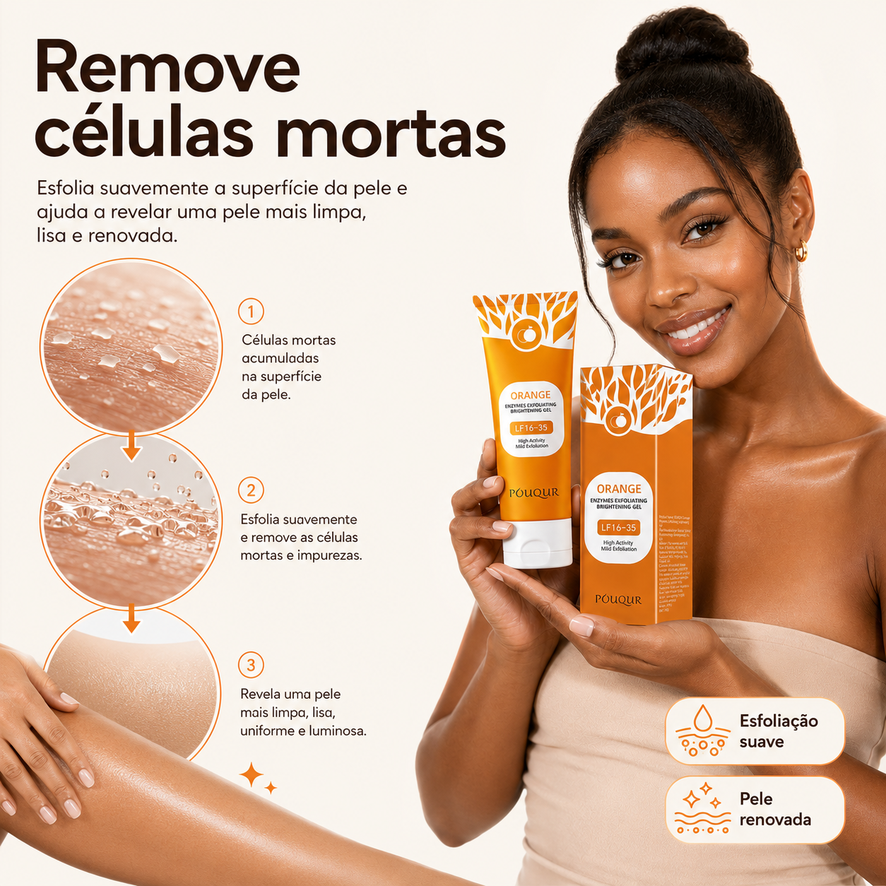 POUQUR™ – Gel Esfoliante Corporal + PAGUE 1 E LEVE 2, SOMENTE HOJE! 🔥