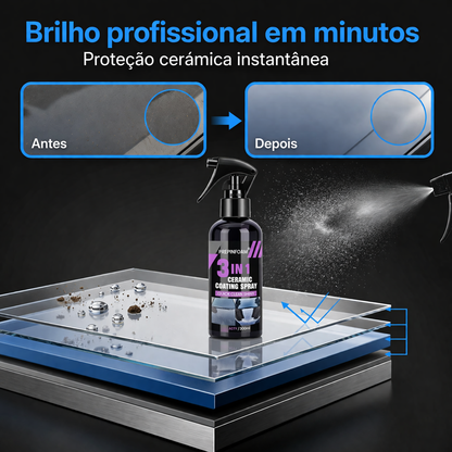 SHINEPRO™- Spray de Revestimento Profissional + Pano e Esponja de Brinde!