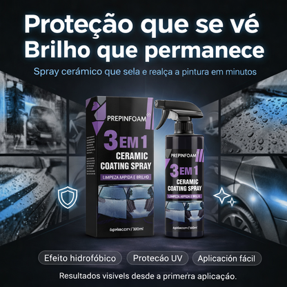 SHINEPRO™- Spray de Revestimento Profissional + Pano e Esponja de Brinde!
