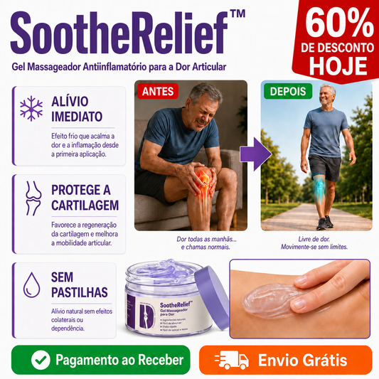 SootheRelief™ – Gel Massageador +60% DE DESCUENTO SOMENTE HOJE! 🔥
